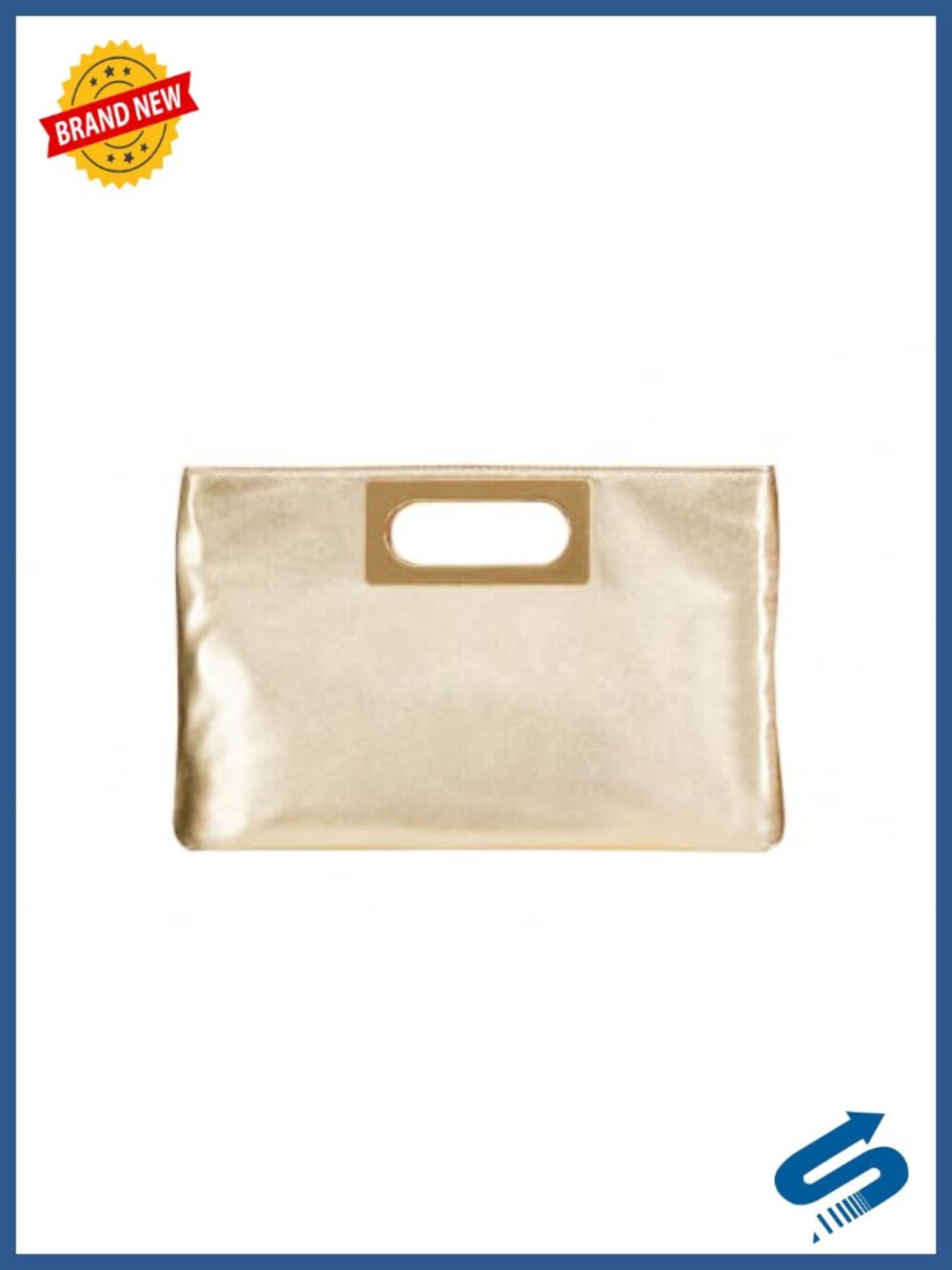 Faux Leather Evening Clutch Large Evening Bag Wedding Prom Party